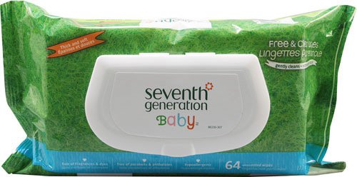 SEVENTH GENERATION BABY WIPES,TRVL S1152313 64 CT 12-CS