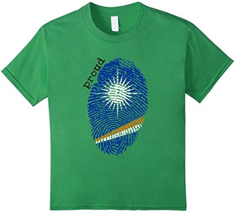 Kids Marshall flag t-shirt - Marshall National Flag 6 Grass