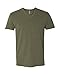 Next Level Mens Premium CVC V-Neck Tee (6240) Military Green l