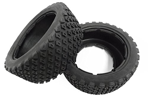 1/5 King Motor Rear T1000 Truck Dirt Buster Tires (2) Fits HPI Baja 5T 5SC Rovan
