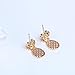 Cute Pineapple Fruit Earring Fashion Jewelry Best Friend Gift Earring for Girls and Women Gold