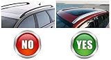 Summit Premium Integrated Railing Bar for Cars with Running Rails Set of 2 view 6