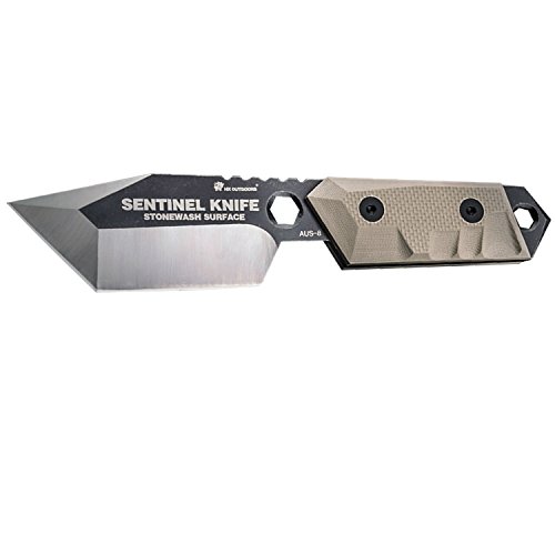 SENTINEL- outdoors survival tactical knife fixed blade knives with sheath tanto knife special forces tactical knife G10 Handle