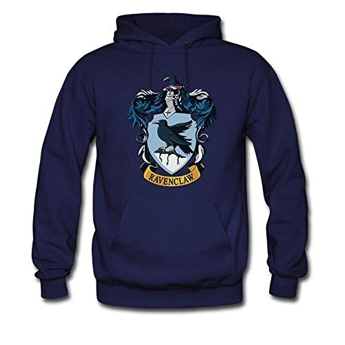 Mavis Custom Men's Harry Potter Ravenclaw Crest Gildan Hoodie Sweatshirt Darkblue Size XL