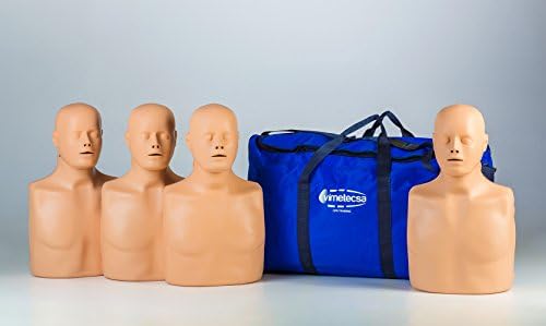 Training Man: Adult CPR Manikin 4 pack with carry case