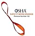 GENUINE PowerSportsUS - Soft Loop Tie Down Straps, 4-Pack: Custom safety neon orange SOFTIE-18
