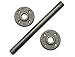 Industrial Pipe Table Legs ◈ 10 Inch - 4 Pack ◈ Perfect For: Coffee Tables, Metal Table Legs, Side Table, Bench, Shelf, Night Stand - Industrial Quality ◈ Flange, 3/4 Inch ◈ Hairpin Legs