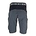 ARSUXEO Mountain Bike MTB Cycling 3D Coolmax Padded Loose Fit Shorts with Padded Grey Size XXL