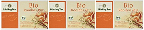 Bünting Tee Rooibos Pur 3er Pack â Bio Rooibostee â 3 x 20 Teebeutel – Bild 6