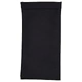 Eyeglass Pouch, Glasses Sleeve With Squeeze Top Closure - Slip In Case & Holder For Sunglasses, Eyewear & Frames For Men, Women & Kids -Black- By OptiPlix