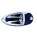 Chrome Oval Style 0.25-Inches Guitar Pickup Output Input Jack Plug Socket for Fender Strat
