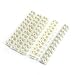 VNDEFUL 5 Pcs 400V 5A 12 Positions Two Rows Screw Terminal Barrier Block Connector