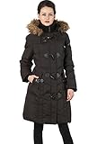 BGSD Women's Water Resistant Quilted Down Toggle Coat