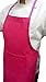 CHEFSKIN Hot Pink Medium Lot of 5 Chef Aprons Real Fabric Pocket Lightweight