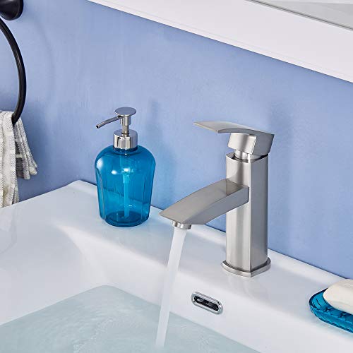 2 Commercial+Stainless+Bathroom+Lavatory+Brushed