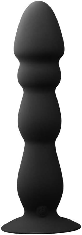 Yuuups Amal Pluģ Beads V`ibrantor Prostter Maseger with Safe Pull Handle Sxx Toy Rechargeable Waterproof for Men Women