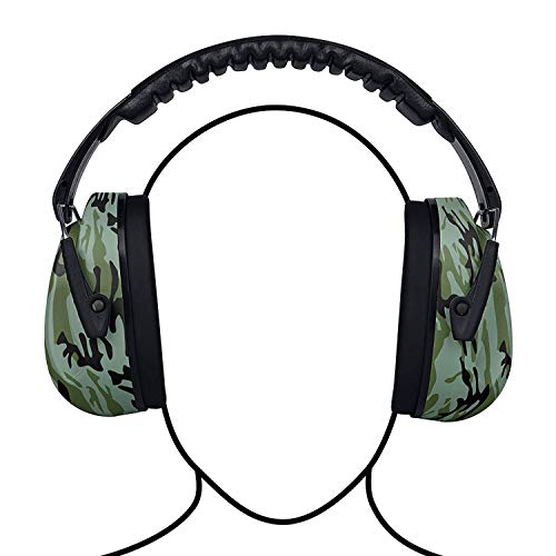 HearTek Kids Ear Protection Noise Reduction Children Protective Earmuffs - Sound Cancelling Hearing Muffs for Toddler, Baby, Infants - Adjustable, Foldable with Travel Bag- Camo - Thumbnail 4