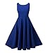 NINEWE Women's Classy Audrey Hepburn 1950s Vintage Rockabilly Swing Dress
