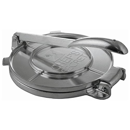 Chef's Secret 8" Tortilla Aluminium Press, Durable Tortilla Quickly Easily Makes Delicious Tortillas for Any Recipe - Thumbnail 4