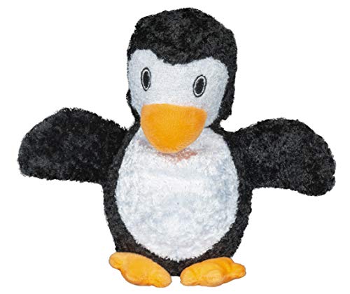 Spunky Pup Furry Friends with Ball Squeaker - Penguin with Ball Squeaker