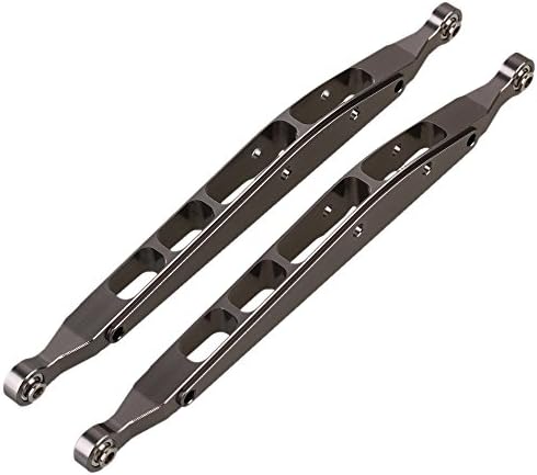 Yiguo 2pcs Aluminium AX31008 Rear Lower Chassis Linkage Link for RC 1:10 Axial Yeti Rock Racer 90026 Climbing Model Car Titanium