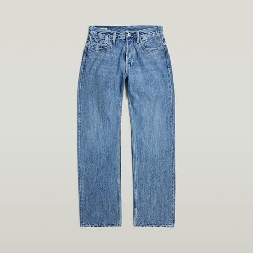 Vaqueros Deeggie Relaxed Straight para Hombre, Azul (faded blue arroyo D27736-D788-H788), 26W / 30L