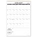 Nekmit 2022 Yearly Monthly Desk, Wall Calendar for Home Schooling Plan & Schedule,16-3/4 x 11-4/5 Inches, Random Color