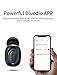 Single Wireless Earbud, Bluedio T Talking Mini Bluetooth 5.0 Invisible in Ear Earbuds with Mic & Charging Case, Car Bluetooth Headset Earpiece Support AWS for iPhone Android Cell Phone, Black