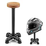 motofans® Industrial Style Helmet Stand, Rustic