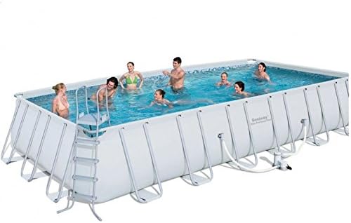 Luxury Pool Rectangular 671 X 366 X H 132 Bestway Scale Pump Included Amazon Co Uk Diy Tools