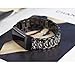 Mtozon Metal Bands Compatible Fitbit Charge 3, Replacement Metal Rhinestone Bling Bracelet Wristband for Women, Black