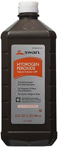 Swan Hydrogen Peroxide Topical 32 Ounces Pack of 2