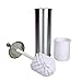 Huji Stainless Steel Toilet Brush and Holder for Bathroom (1, Stainless Steel Toilet Brush)