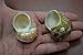 2 Pcs Brown Plain & Banded Petholatus Jade Turbo Sea Shell Hermit Crab 2