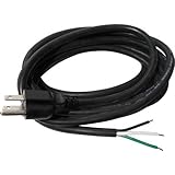 Amazon.com: AmplifiedParts Power Cord, 3-Prong Grounded Male to Bare
