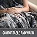 The Connecticut Home Co Throw Blanket for Couch, Soft Luxury Home Decor Faux Fur and Sherpa, Cozy Warm Throws for Bed, Gift for Women, Bedding Accent Blankets for Sofa Beds Chair,65x50, Ivory