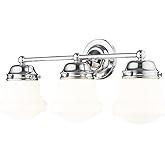 Z-Lite 735-3V-CH Vaughn Vanity, 3-Light 180 Total Watts, Chrome