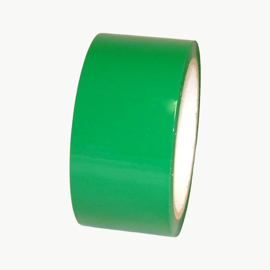 J.V. Converting JVCC Economy Grade Packaging Tape (OPP-20C), 2 in. (48mm actual) x 55 yds. (Green)