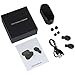Wireless Earbuds,Damusy True Bluetooth Headphones,Mini Hands-Free Earphones, Sweatproof HD Stereo Headset Fit Gym Sports; Noise Cancelling Headset w/Mic Charging Case Android&iOS