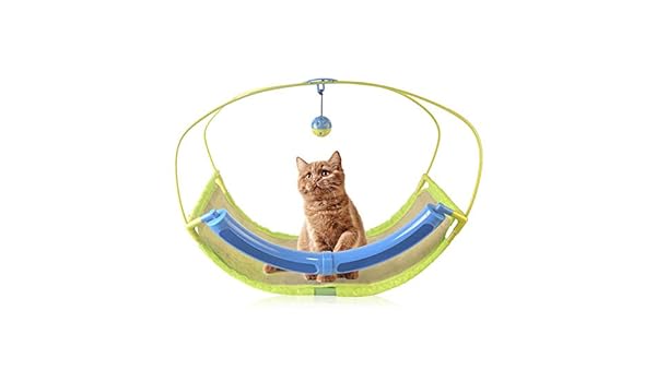 Auoker Hamaca para gato, cama para mascotas hamaca con campana y ...