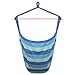 Lovinland Portable Hammock Chair, Hanging Chair Rope Swing Cotton Patio Yard Porch Sky Chair with Pillows for Indoor Outdoor Use