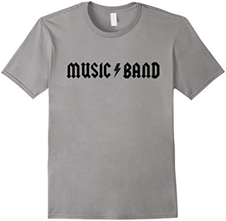 Mens Music Band T-Shirt Large Slate
