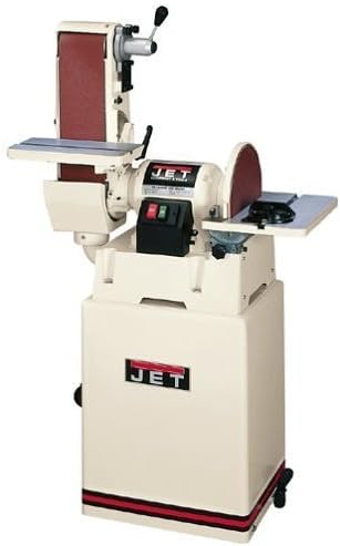 JET 708598K JSG-6CS 6-Inch/12-Inch 1-1/2 Horsepower Belt/Disc Sander, 115/230-Volt 1 Phase - Power Belt Sanders - 