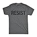 Mens Resist T Shirt Political Anti Authority Protest Tee Rebel Rally March Tee Funny T Shirts Cool Political Short Sleeve Novelty Tees for Guys Light Grey XL
