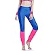 Kimberly's Knit Women 80s Party Neon Capri Running Workout Leggings Leg Warmers (One Size, SapphireBlue+Hotpink)