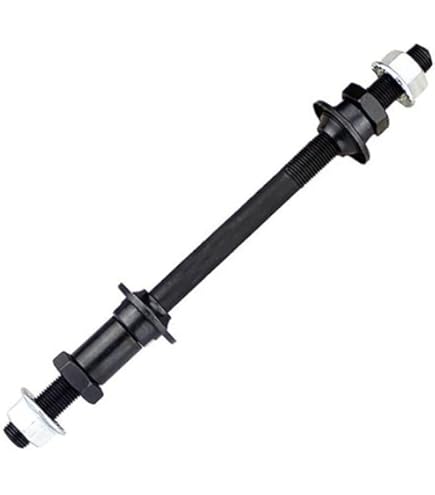 Essieu Arrière Vélo 240 Mm - Multi-vitesses 3/8 - Noir - Acier - Neuf