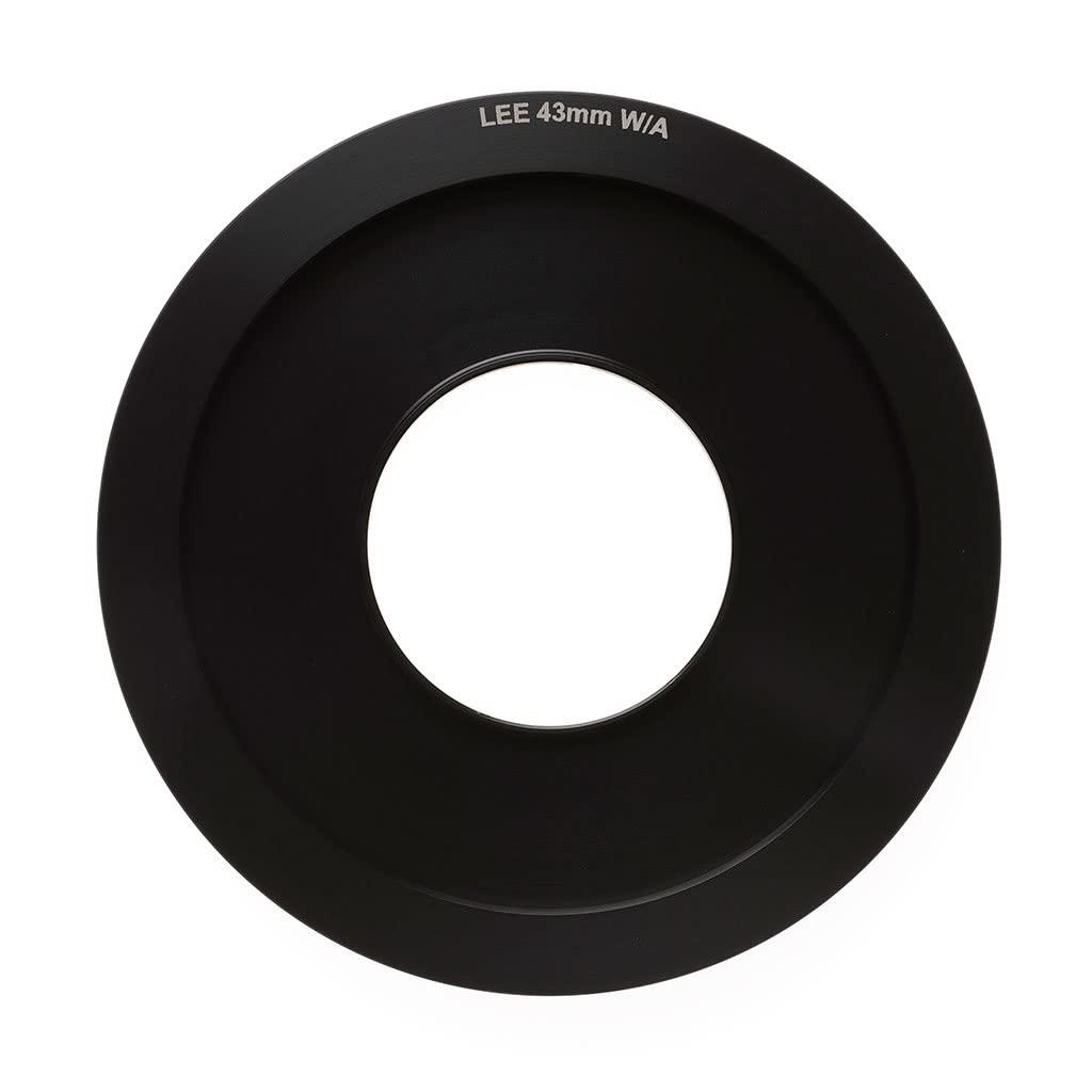 LEE Filters LEE100 FHWAAR43C Wide-Angle Adapter Ring 43mm Diameter Black Camera Accessory — image 1