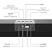 LENRUE PC Soundbar Stereo Bluetooth Sound Bar with Mic AUX/RCA FM Function, USB, Micro SD Card Support for Projector, Tablet, PC, Desktop, Smartphone, TV(No Remote)