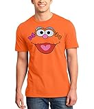 Sesame Street Zoe Face Adult T-Shirt-Medium