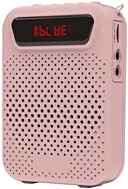 拡声器メガホン教師の音声アンプスピーカーマイクピンクのポータブルbluetoothの音声アンプ